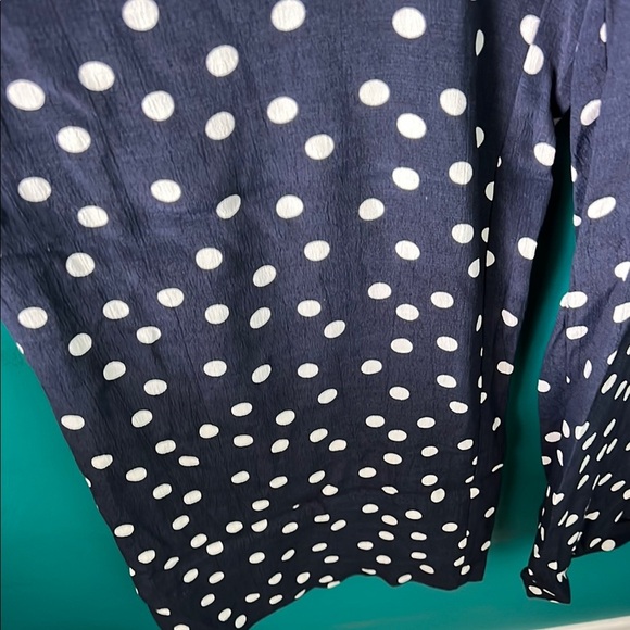 Zara Polka Dot Navy  Jumpsuit - Picture 7 of 9